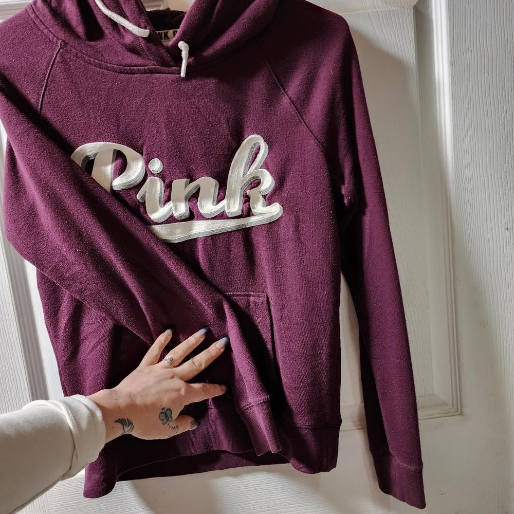 Pink hoodie/shirt